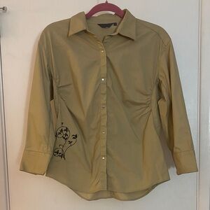 Blurr Embroidered Button-Up Shirt